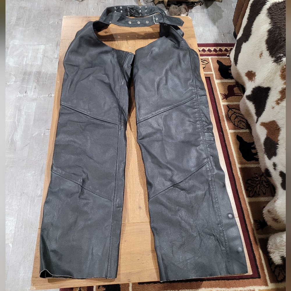 NWOT Leather Chaps